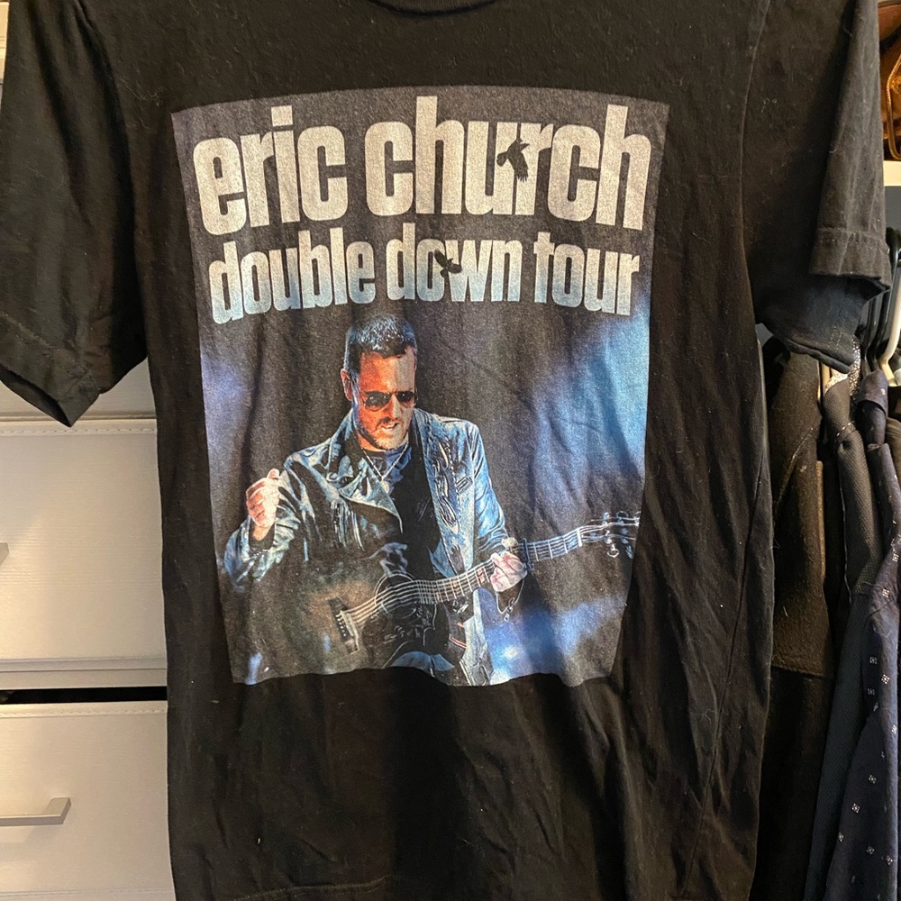 Eric Church double down tour T-Shirt size men’s Small band tee